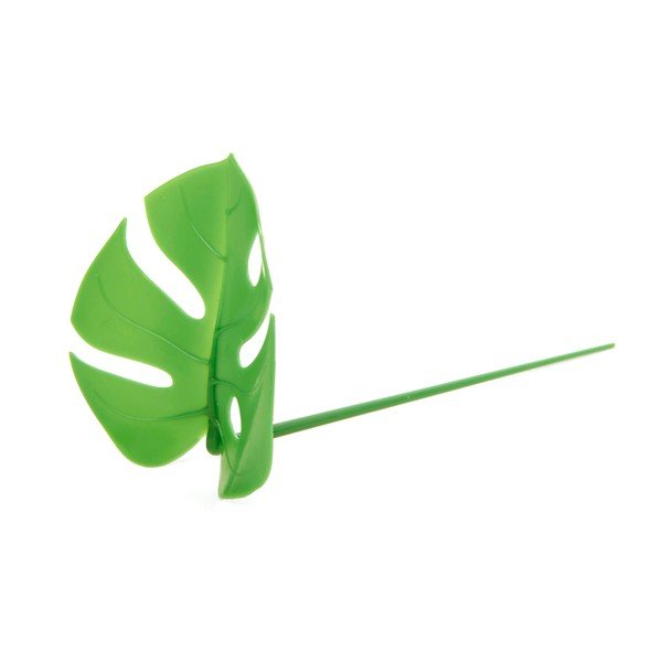 Sada 20 zelených napichovadiel Kikkerland Monstera Leaf-image-2