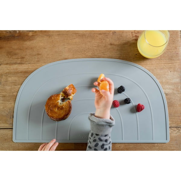 Modré silikónové prestieranie Kindsgut Rainbow, 47 x 26 cm-image-1