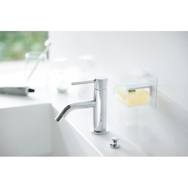 Biely samodržiaci plastový magnetický držiak mydla Film Hook – YAMAZAKI-image-2