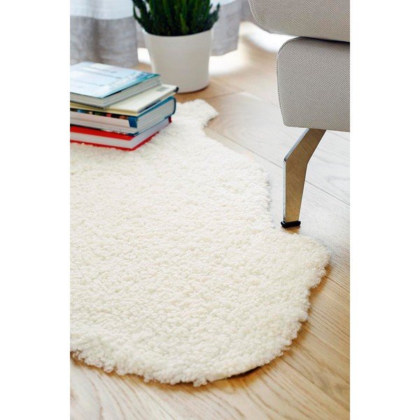 Biela ovčia kožušina 90x60 cm - Narma-image-1