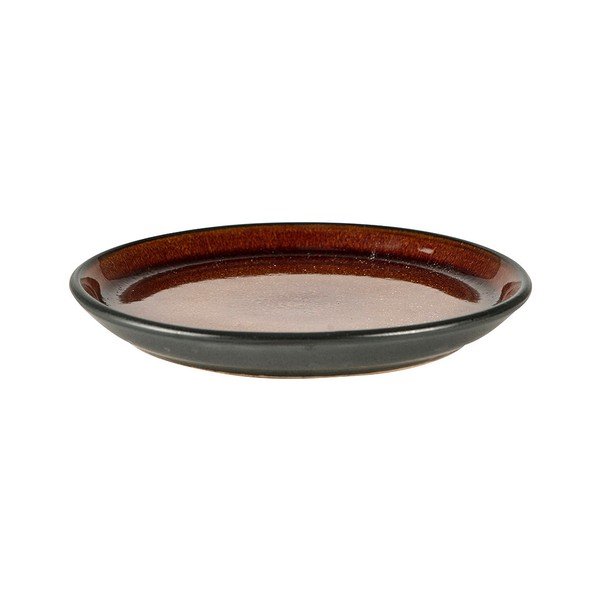 Čierny/jantárový dezertný kameninový tanier ø 17 cm Gastro Black/Amber – Bitz-image-3