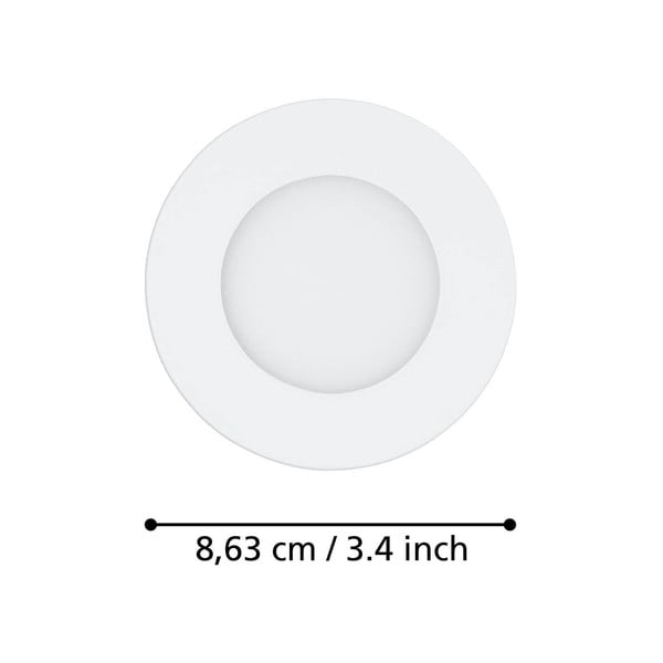 LED smart stropné podhľadové svietidlá v súprave 3 ks 3 W FUEVA-Z – EGLO-image-1