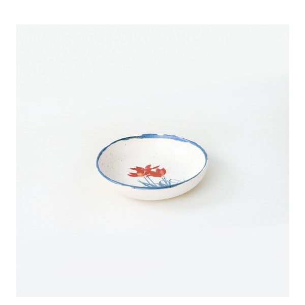 21-dielna súprava bielo-modrého keramického riadu My Ceramic-image-4