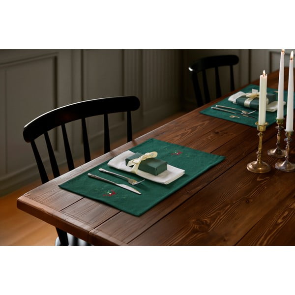 Prestieranie s vianočným motívom s prímesou bavlny 30x43 cm Christmas Fable – JUNA-image-1