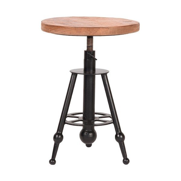 Barová stolička z mangového dreva LABEL51 Solid-image-1