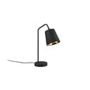 Čierna stolová lampa s textilným tienidlom (výška 45 cm) Buddy – Trio
