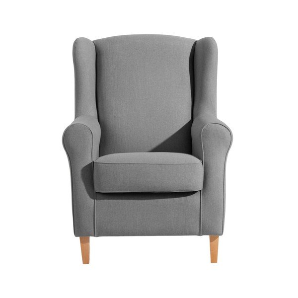 Sivé kreslo ušiak Max Winzer Lorris Gray-image-1