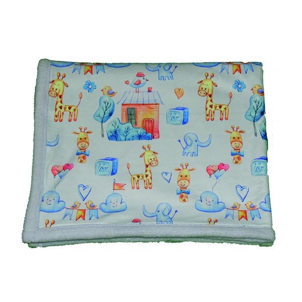 Svetlomodrá detská deka 80x100 cm – OYO kids