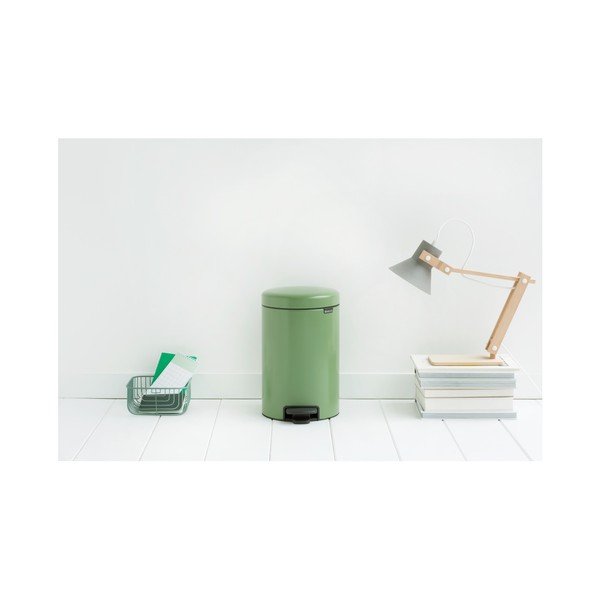 Zelený pedálový odpadkový kôš Brabantia Newicon, 12 l-image-3