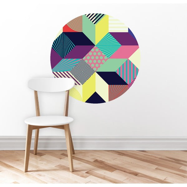 Nástenná samolepka Abstract Circle, 70x70 cm