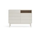 Krémovobiela komoda 120x90x40 cm Corvo – Teulat