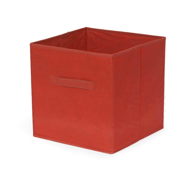 Červený skladací úložný box Compactor Foldable Cardboard Box