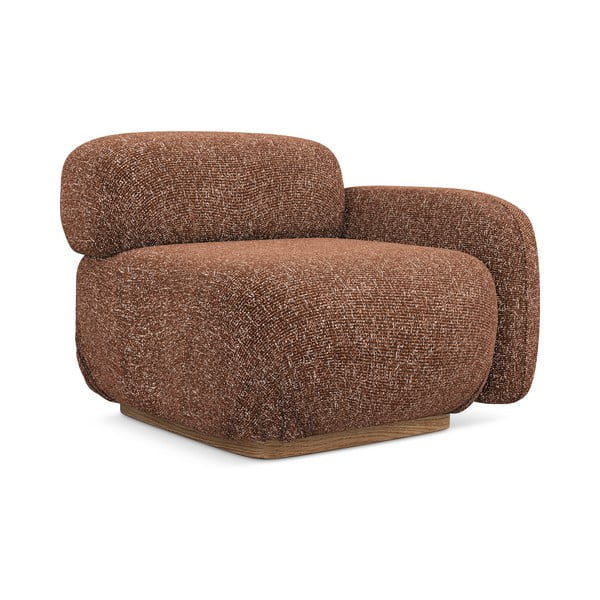 Oranžový/hnedý modul pohovky (pravý roh) Ailani – Makamii-image-2