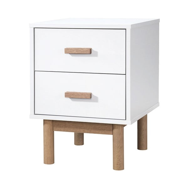 Biely nočný stolík Melanie – Støraa-image-2