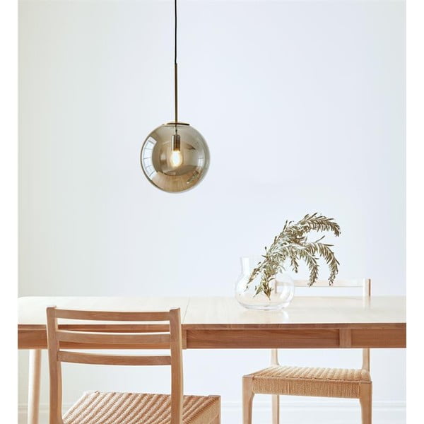 Sklenené závesné stropné svietidlo Markslöjd Dione, ø 25 cm-image-2