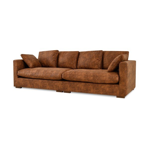 Koňakovohnedá pohovka 266 cm Comfy – Scandic-image-2