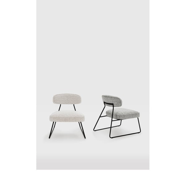 Bielo-béžové kreslo Elon – Marckeric-image-1