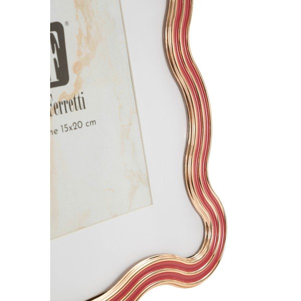 Červený/v zlatej farbe kovový/sklenený stojací rámček 17,5x22,5 cm Elizabeth – Mauro Ferretti-image-3