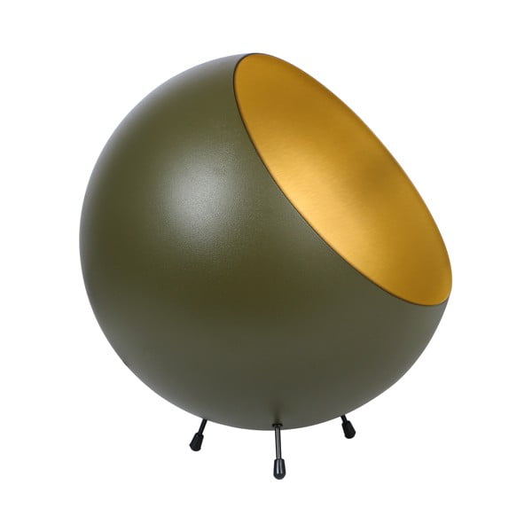 Stolová lampa v matnej zelenej farbe Leitmotiv Bell