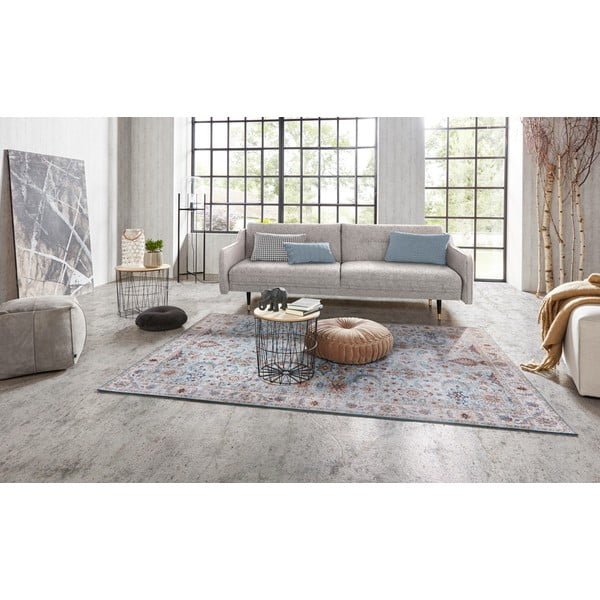 Modro-béžový koberec Nouristan Vivana, 160 x 230 cm-image-1