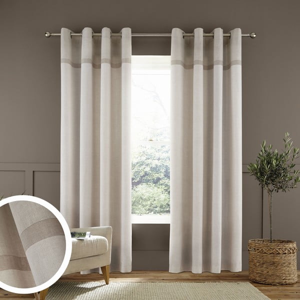 Béžové závesy v súprave 2 ks 229x168 cm Melville - Catherine Lansfield-image-2