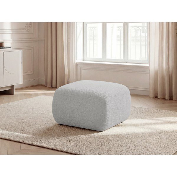 Svetlosivá podnožka z textílie buklé Montaigne – Bobochic Paris-image-1