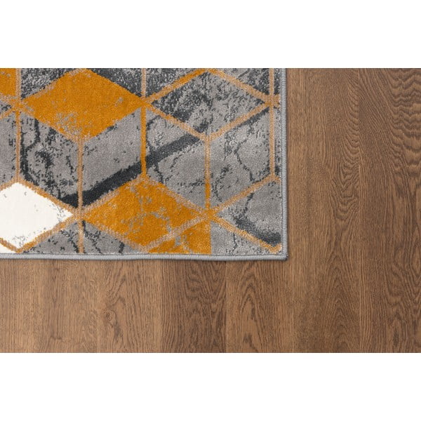 Koberec v okrovožltej a sivej farbe 80x150 cm Soft – FD-image-3