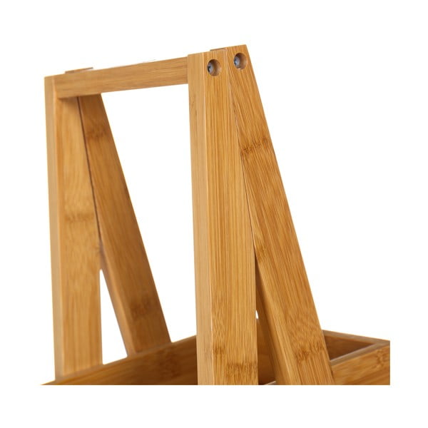 Trojposchodový bambusový stojan Unimasa Bamboo-image-1