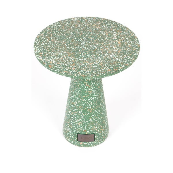 Zelený odkladací stolík vhodný do exteriéru Zuiver Victoria, ø 41 cm-image-2