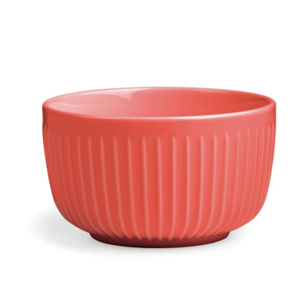 Koralovočervená porcelánová miska Kähler Design Hammershoi, ⌀ 12 cm