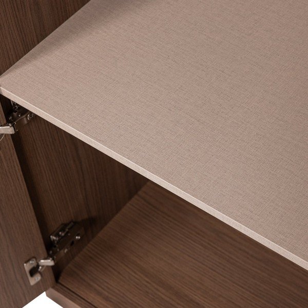 Modulárna skrinka v tmavo prírodnej farbe 54x215 cm Build – WOOOD-image-4