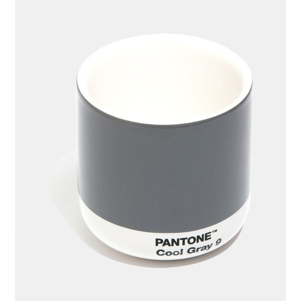Tmavosivý keramický hrnček 175 ml Cortado Coold Gray 9 – Pantone