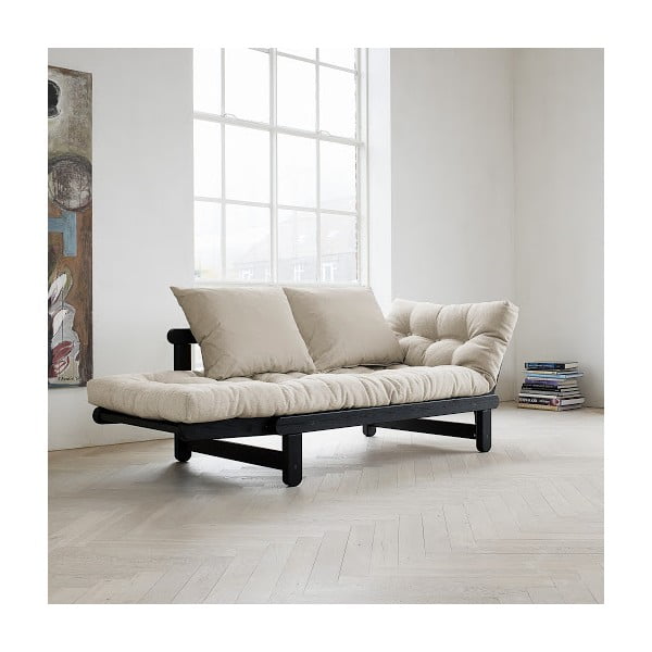 Rozkladacia pohovka Karup Beat Black/Natural-image-1