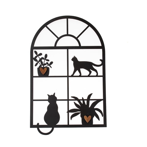 Kovová nástenná dekorácia 30x48 cm – Dakls