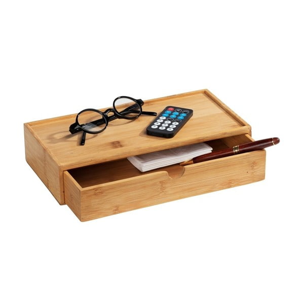 Bambusový úložný box s priehradkou Wenko Terra-image-2