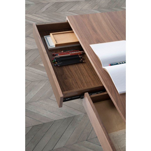 Pracovný stôl Ángel Cerdá Walnut Crossed-image-1