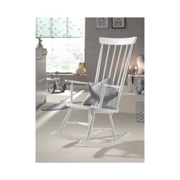 Biele hojdacie kreslo Vipack Rocky-image-1