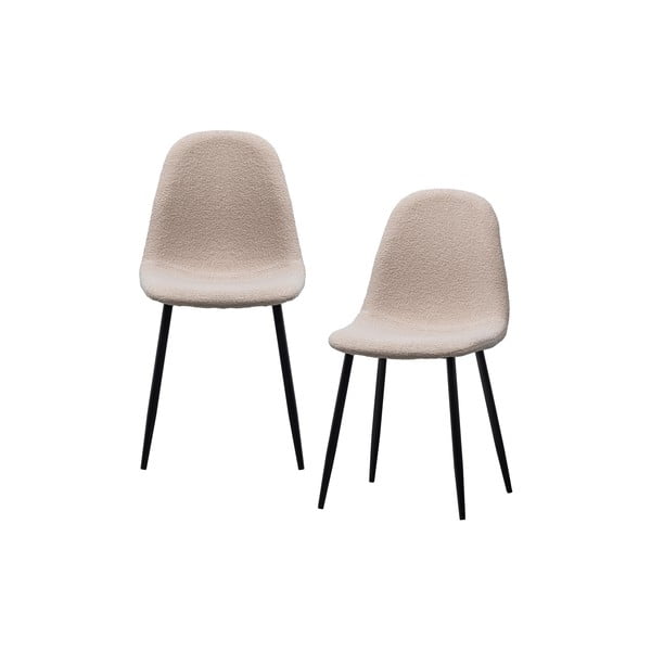 Béžové jedálenské stoličky v súprave 2 ks Marije – WOOOD-image-2