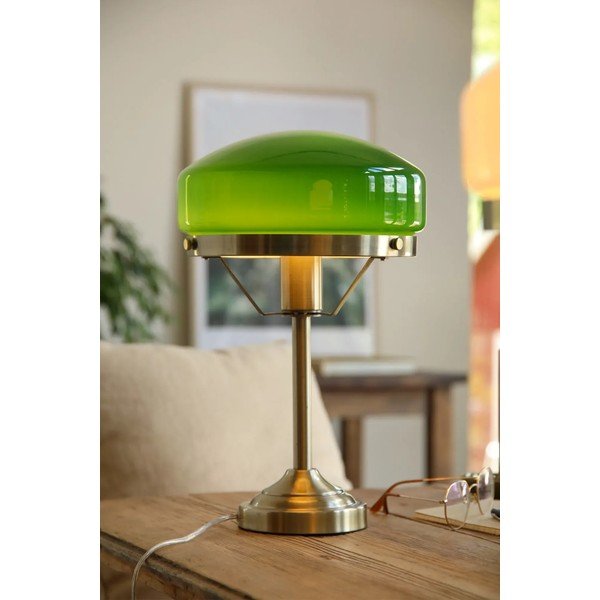 Zelená/v mosadznej farbe stolová lampa (výška  39 cm) Aurelia – Markslöjd-image-1