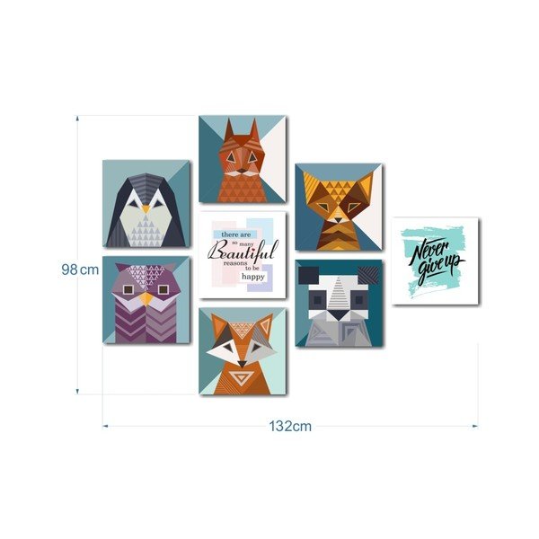 Sada 8 obrazov Insigne Animals-image-2