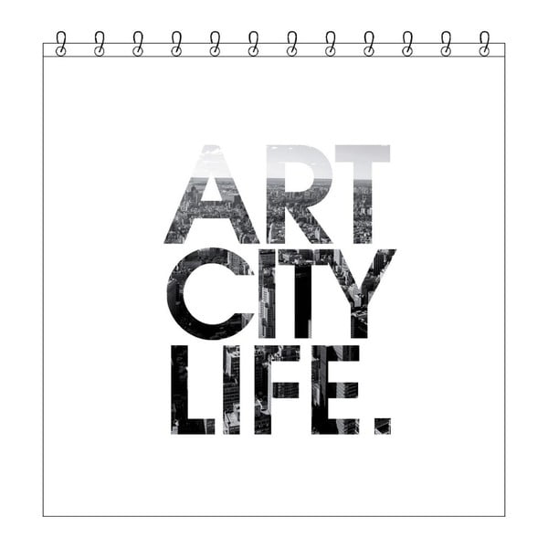Sprchový záves Sorema Art City Life, 180 x 200 cm