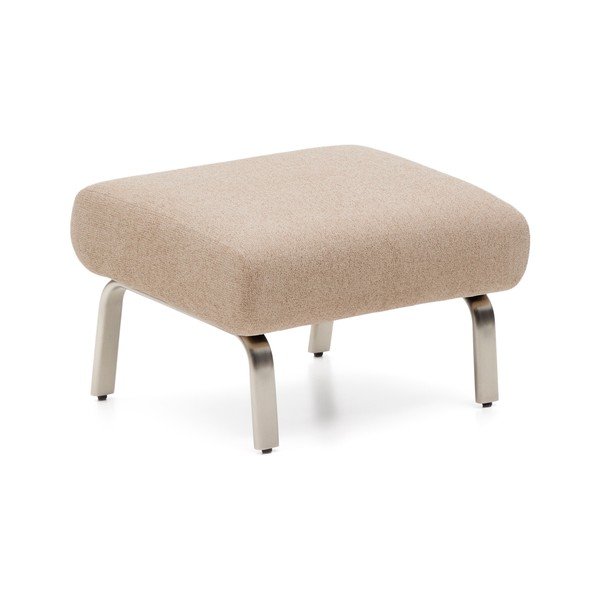 Svetlohnedá ženilková podnožka Amsen – Kave Home