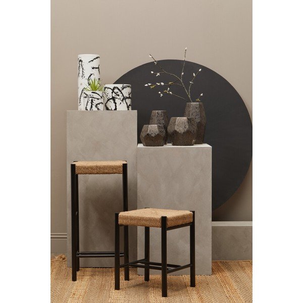 Čierna/v prírodnej farbe barová stolička z bukového dreva (výška sedadla 72 cm) Bandar – Premier Housewares-image-3