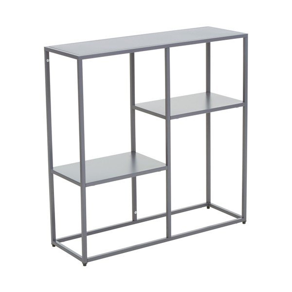 Sivý oceľový regál 80x81x26 cm Acero – Premier Housewares