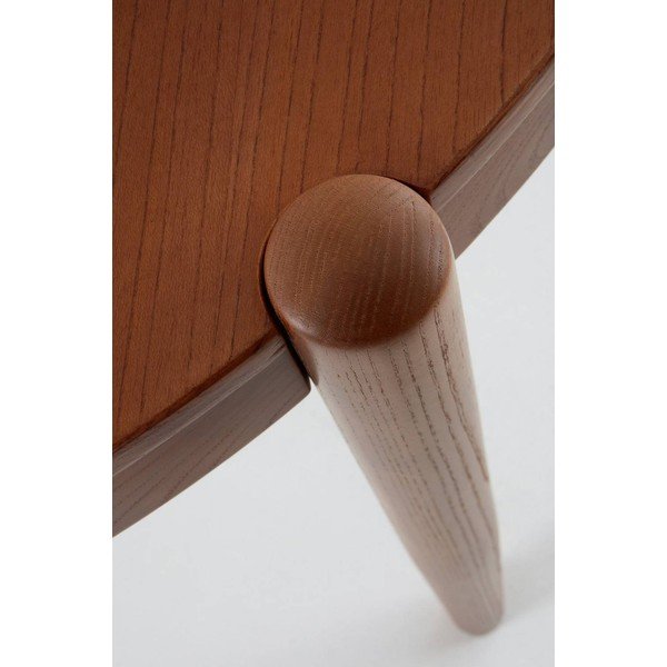 Okrúhly jedálenský stôl z brestového dreva ø 120 cm Nattavaara – Jotex-image-3