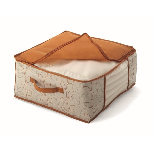 Oranžový úložný box na prikrývky Cosatto Bloom, šírka 45 cm