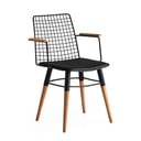 Čierne kovové jedálenské stoličky v súprave 2 ks Trend – Kalune Design