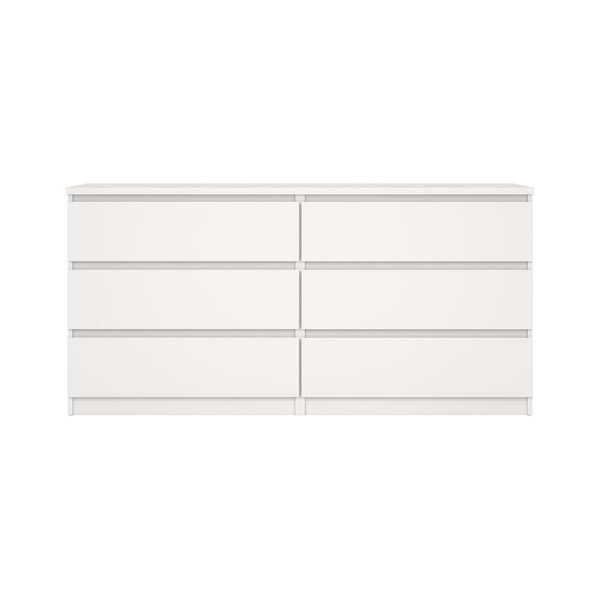 Biela komoda 154x76x50 cm Naia – Tvilum-image-2