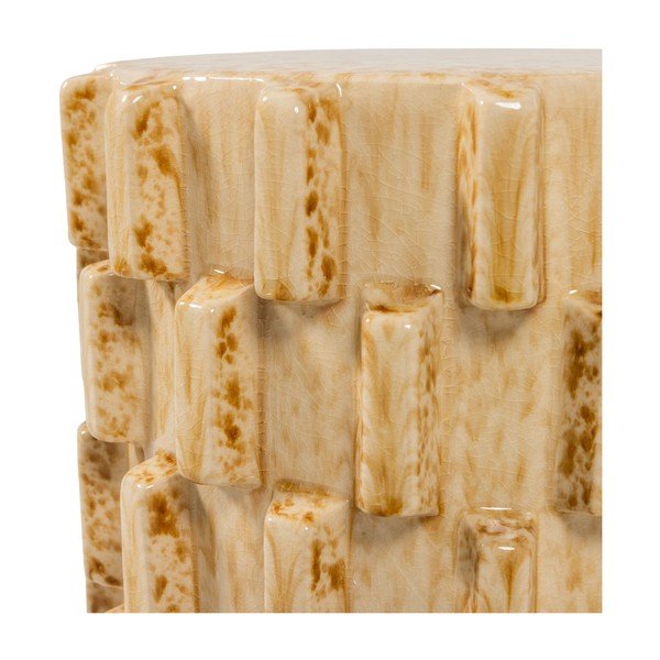 Keramický okrúhly odkladací stolík ø 35 cm Axu – WOOOD-image-4