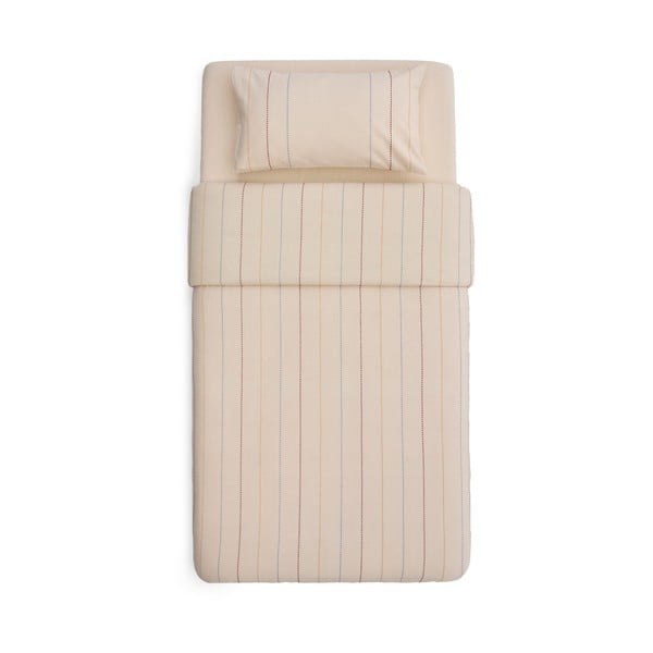 Béžové detské obliečky na jednolôžko z Bio bavlny s plachtou 150x220 cm Indani – Kave Home